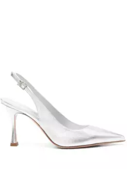 Туфли Daria 85 с ремешком на пятке Sergio Levantesi, серебяный