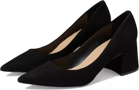 Туфли Dawn Block Heel Pump Massimo Matteo, цвет Black Nubuck