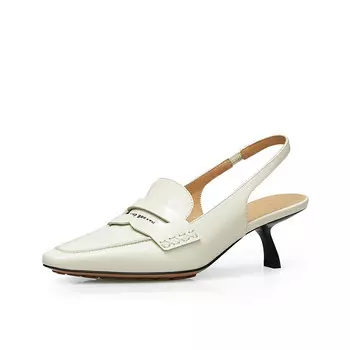 Туфли Deep Breath на шпильке, черно-белый