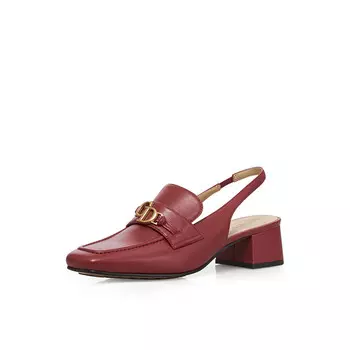 Туфли Deep Breath на толстом каблуке, красный