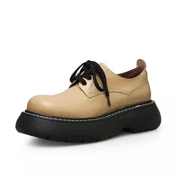 Туфли Deep Breath с большим носком, нюдовый