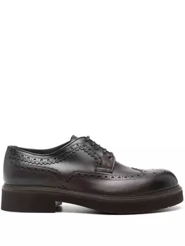 Туфли дерби Ferragamo, коричневый