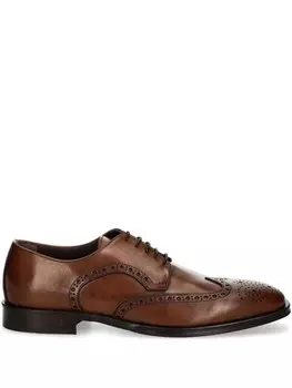 Туфли дерби из кожи Baldinini, коричневый