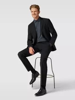 Туфли дерби из кожи модель "ПРОДАЕМ" DIGEL, темно-синий