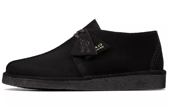 Туфли дерби из замши с вставками Clarks