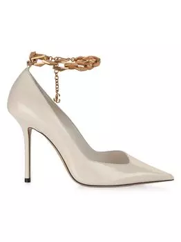 Туфли Diamond Talura 100MM из лакированной кожи Jimmy Choo
