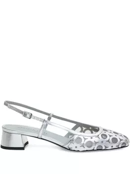 Туфли Dilly 40 мм Roberto Festa, серебряный