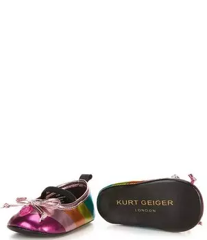 Туфли для балеток Kensington для девочек Kurt Geiger London (для младенцев), розовый