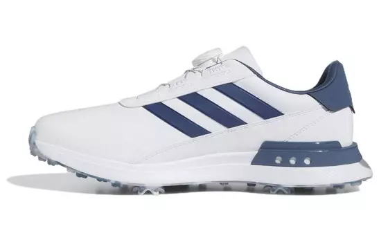 Туфли для гольфа мужские низкие белые/синие Adidas