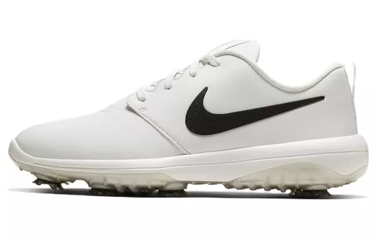 Туфли для гольфа мужские низкие белые/черные Nike