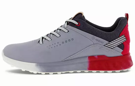 Туфли для гольфа женские низкие серые Ecco