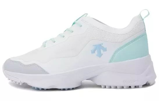 Туфли для гольфа женские низкие синие Descente