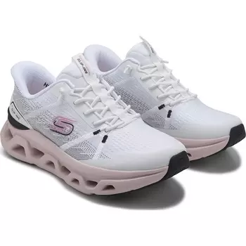 Туфли для ходьбы Slip-Ins glide-step Skechers, white/black/pink
