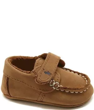 Туфли для кроватки Captain Boat для мальчиков Polo Ralph Lauren (для младенцев), коричневый