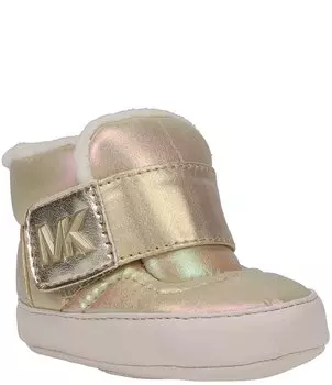 Туфли для кроватки MICHAEL Michael Kors для девочек Baby Puffy Boot (для младенцев), золотой
