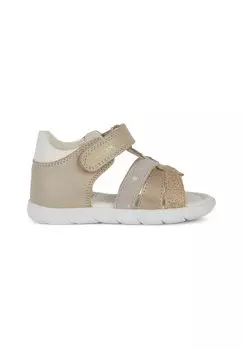 Туфли для обучения ALUL Geox, цвет beige light gold