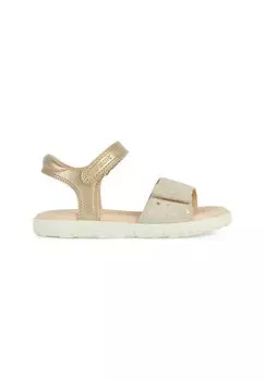 Туфли для обучения J HAITI Geox, цвет platinum beige