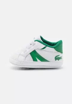 Туфли для ползания CRIB UNISEX Lacoste, цвет white/green