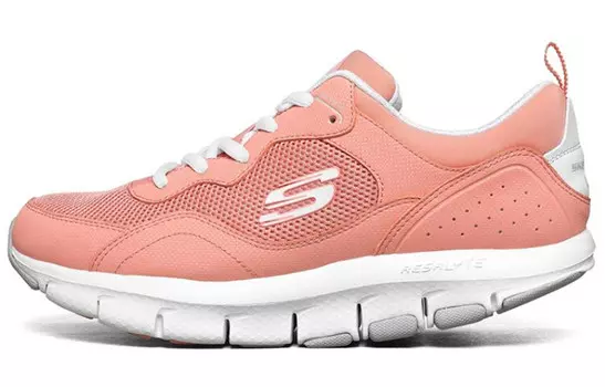 Туфли для повседневной носки женские, низкие, кораллово-белые Skechers