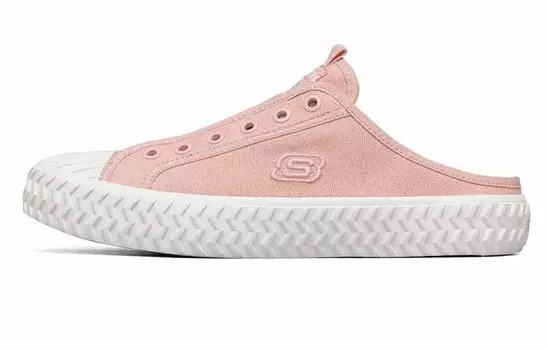 Туфли для повседневной носки женские с низким верхом телесно-розовые Skechers