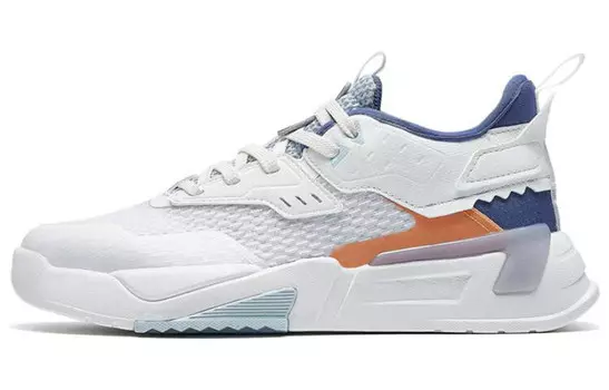 Туфли для повседневной носки женские с низким верхом Sail белые/фиолетово-синие Xtep