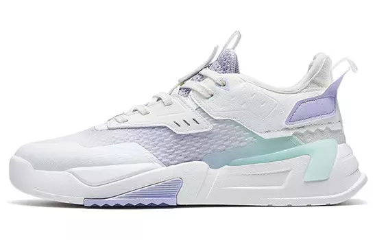 Туфли для повседневной носки женские с низким верхом Sail белые/снежно-голубые Xtep