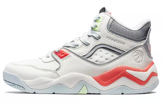 Туфли для повседневной носки женские высокие белые/серые Xtep