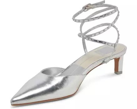Туфли Dolce Vita Loklyn Stud, цвет Silver Crinkle Patent