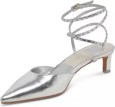Туфли Dolce Vita Loklyn Stud, цвет Silver Crinkle Patent