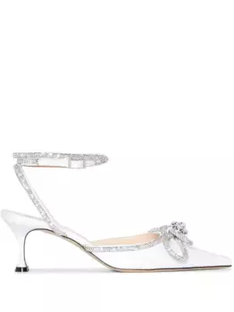 Туфли Double Bow 65 MACH & MACH, белый