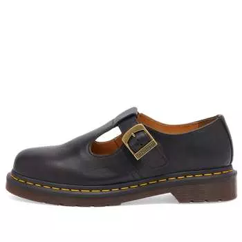 Туфли Dr. Martens T-Bar Shoe Black Regency Calf, черный