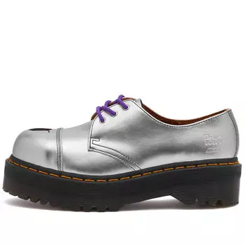 Туфли Dr. Martens X Mademe 1461 Quad, цвет Silver Alumix