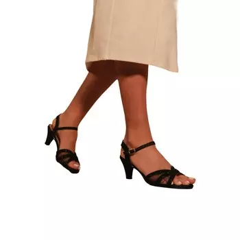 Туфли "джиллиан" с отделкой стразами из сетчатого материала Where'S That From, черный