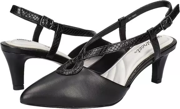 Туфли Easy Street Finesse, цвет Black/Snake