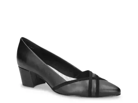 Туфли Easy Street Lotus Pump, черные, синтетические