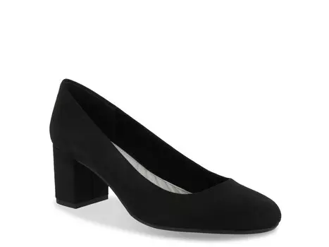 Туфли Easy Street Proper замшевые, черный