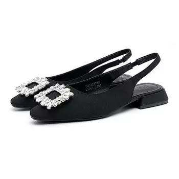 Туфли Eblan Baotou Casual With Skirt (размер 38), черный