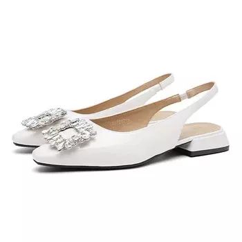 Туфли Eblan Baotou Casual With Skirt (размер 38), бежевый