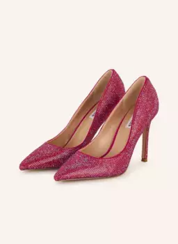 Туфли elvelyn с драгоценными камнями Steve Madden, розовый