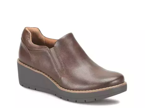 Туфли Eurosoft Fabri Wedge Slip-On, темно-коричневые