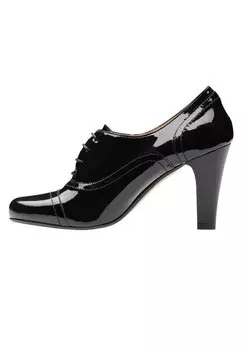 Туфли Evita со шнуровкой лакированные, черный