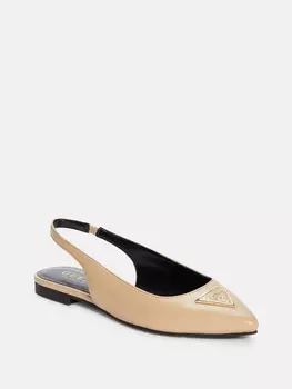 Туфли Ezras с заостренными ремешками Guess Factory, цвет Tan