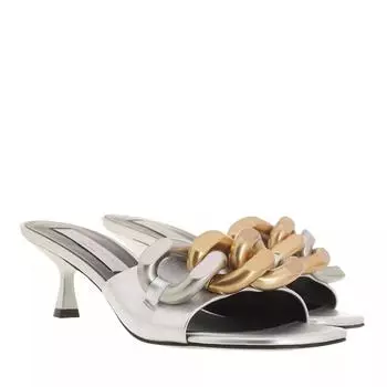 Туфли falabella mules Stella Mccartney, серебряный