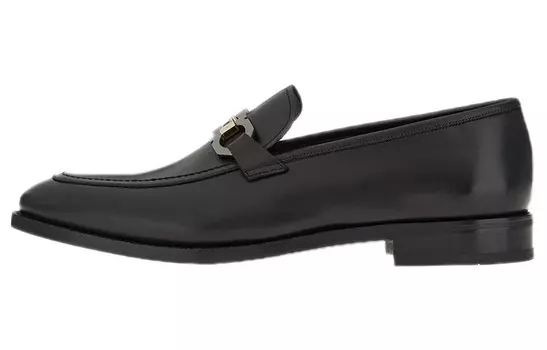 Туфли Ferragamo Men's Gancini на каблуке, черный