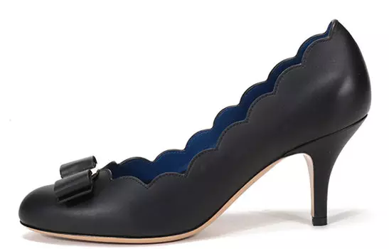 Туфли Ferragamo на высоком каблуке, черный