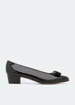 Туфли FERRAGAMO Vara pumps, черный