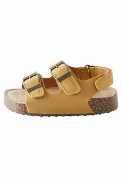 Туфли First Step DOUBLE BUCKLE TOUCH FASTENING Next, цвет yellow