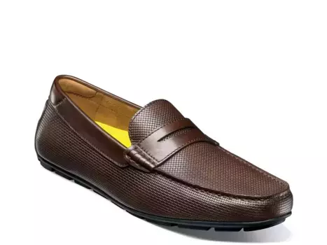 Туфли Florsheim Motor Penny Driving Loafer, темно-коричневые
