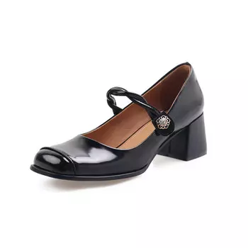 Туфли FLOWERSKAM Mary Jane Shoes Women's, черный
