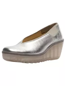 Туфли FLY LONDON, серебряный